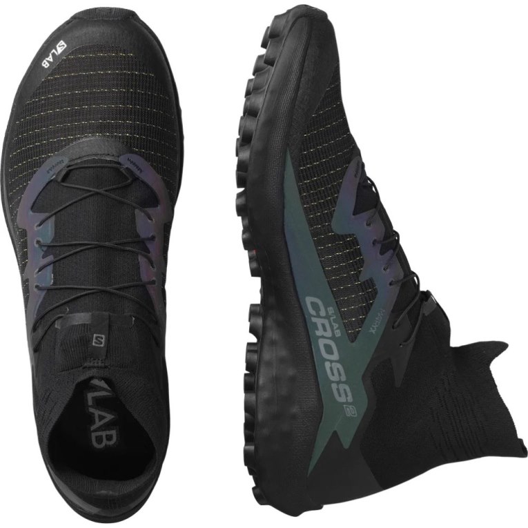 Tenis Para Trail Running Salomon S/Lab Cross 2 Hombre Negros | MX RXLW789